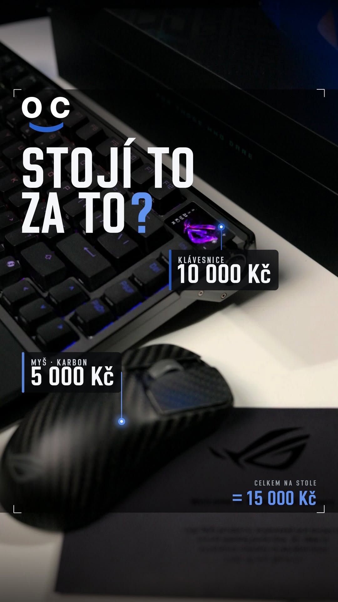 Náhled: HelloComp - prémiové herní příslušenství (ROG)